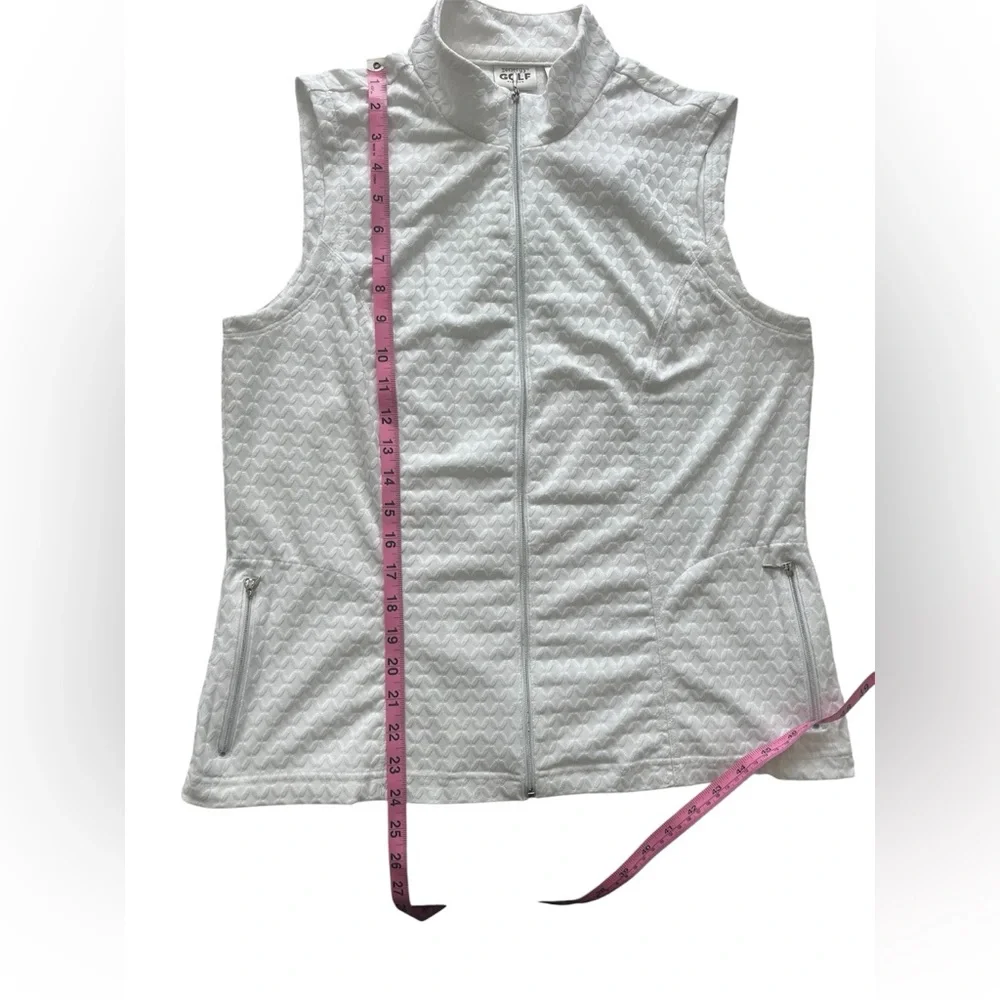 Zenergy by Chico’s White Golf Vest - Size 1 (US 8) - Picture 5 of 7
